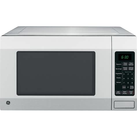 GE 1.6-cu ft 1150-Watt Countertop Microwave (Stainless Steel) at Lowes.com