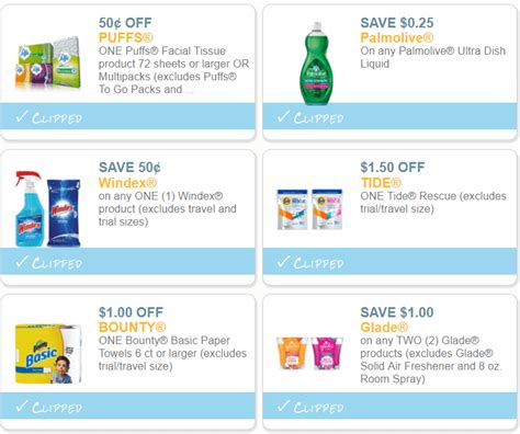 6 Household Coupons Expiring Soon - Get Them Printed NOW!