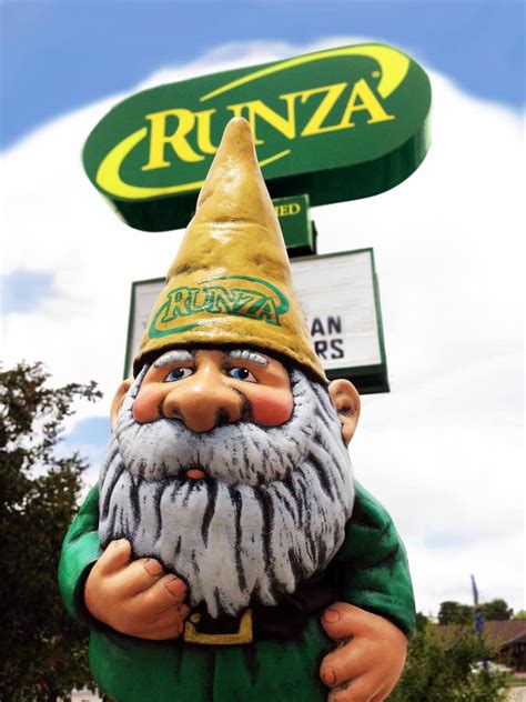 The Runza Gnome celebrating 65 years of Runza and visiting all 80 Runza locations. | Nebraska ...