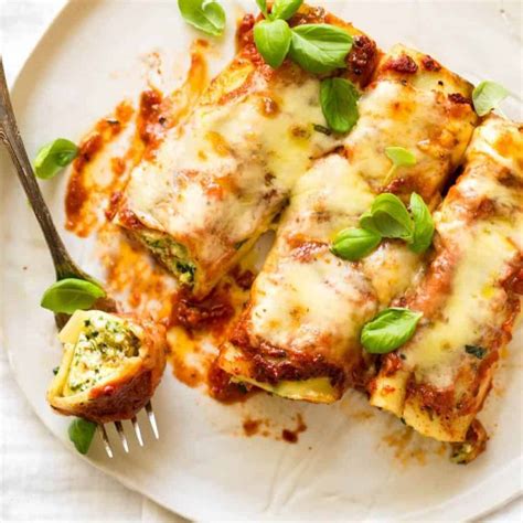 Spinach Ricotta Cannelloni | RecipeTin Eats