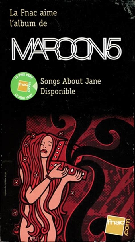 Album SONGS ABOUT JANE by MAROON 5 on CDandLP