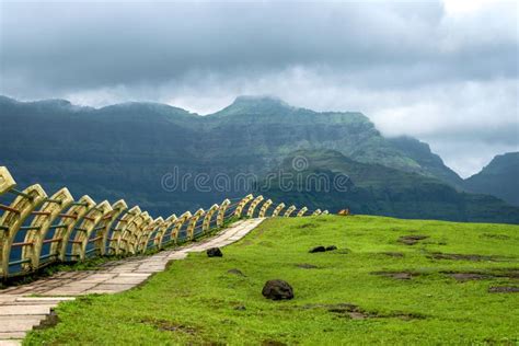 Beautiful Hills at Malshej Ghat Stock Image - Image of forest, fencing: 215921413