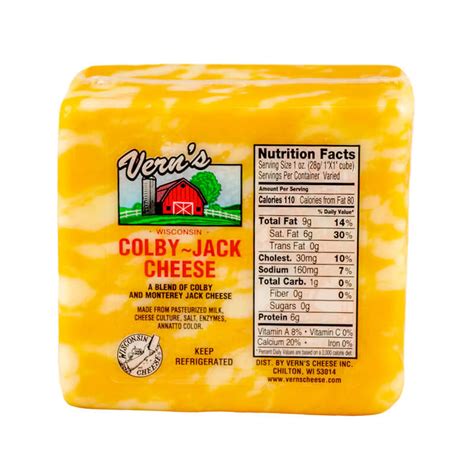 Buy Wisconsin Colby Jack Cheese Online | Vern's Cheese