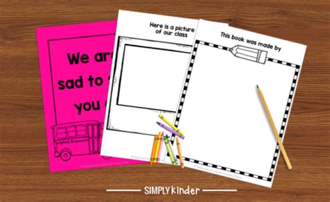 The Goodbye Book: A gift for students moving away - Simply Kinder