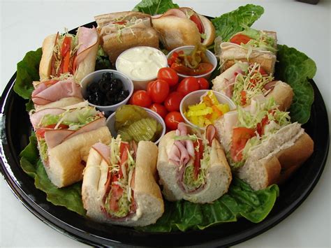 Image detail for -Sub Trays - Small - Medium - Large | Party sandwiches, Food platters, Meat dinners