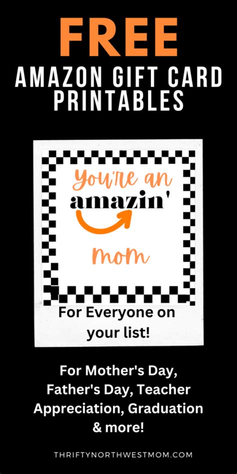 Amazon Gift Card Printable - Free Printable for All Occasions ...