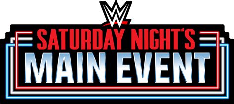 WWE: Saturday Night's Main Event Logo by AlexTLSBF on DeviantArt