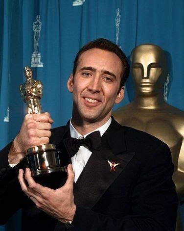 Nicolas Cage, Best Actor at the 68th Academy Awards in 1996 | Nicolas cage, Best actor oscar ...