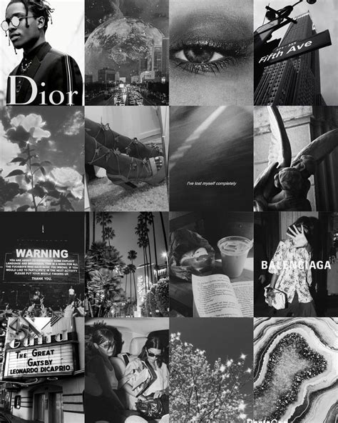 Black And White Aesthetic Wallpaper Collage Wallpaper collage iphone ...