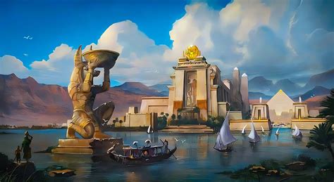 Fantasy Egyptian Civilisation and Anubis statue by Cjb1981 on DeviantArt