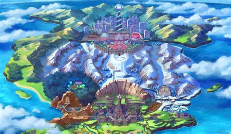 Here's An In-depth Look At Pokémon Sword and Shield's Galar Region Map - NintendoSoup