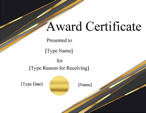 Powerpoint Certificate Template Free