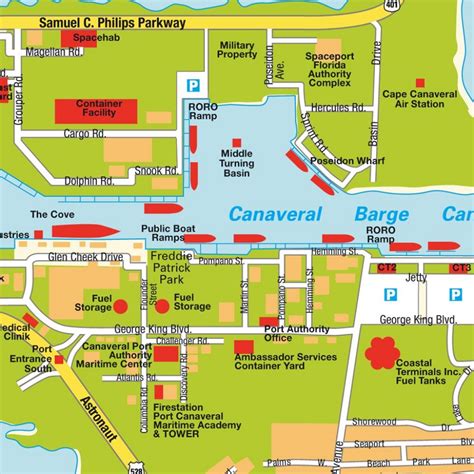 Port Canaveral Florida Map - Printable Maps