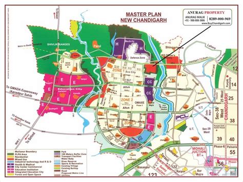 NEW CHANDIGARH MASTER PLAN BY AECOM 2015 | NEW CHANDIGARH MULLANPUR ...