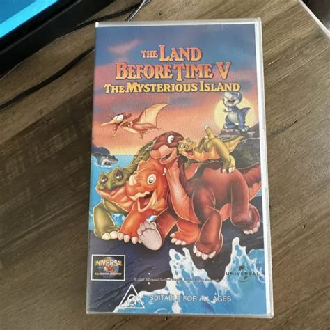 THE LAND BEFORE TIME 5 The Mysterious Island VHS Video Tape $8.00 - PicClick AU