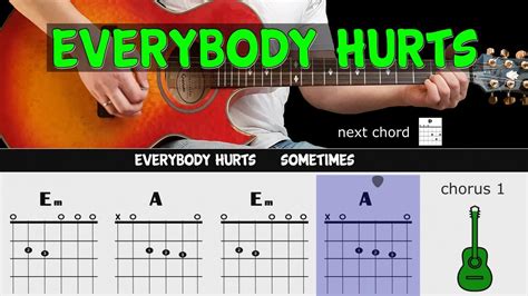 Guitar Chords For Everybody Hurts