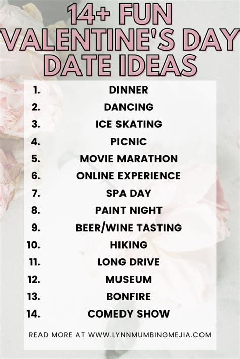 14 Fun Valentine's Day Date Ideas | Lynn Mumbing Mejia