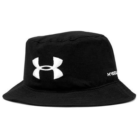 Under Armour Men's UA Airvent Bucket Hat - Black - Small/Medium Golfballs.com