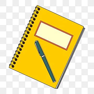 Notebook Cover Clipart Hd PNG, Yellow Box Frame Cover Notebook Clipart ...