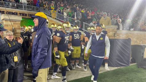 The Fighting Irish on Twitter: "Second half on deck. @NDFootball 0 ...