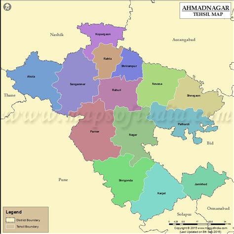 Ahmednagar District Map Pdf - Brandy Tabbitha