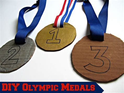 DIY Olympic Medals (Kids’ Craft) | Olympic medals, Olympics kids crafts ...