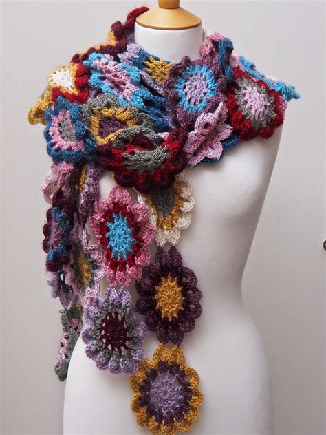 Japanese Flower Scarf