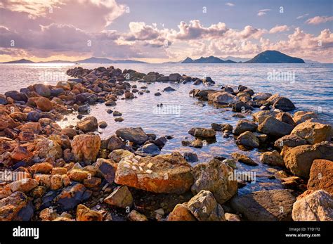 Turgutreis beach bodrum turkey hi-res stock photography and images - Alamy