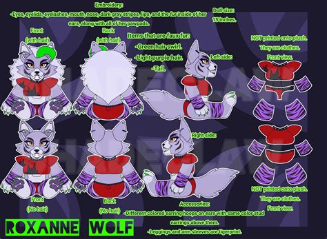 Roxanne Wolf Plush | Five Nights At Freddy's Amino