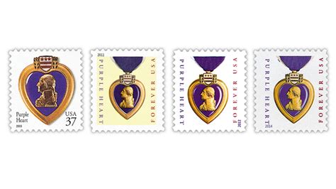 New U.S. Purple Heart stamp variety to be issued Oct. 4