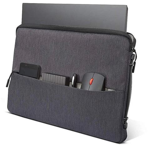 Lenovo 15.6-inch Laptop Urban Sleeve Case, Charcoal Grey (GX40Z50942)