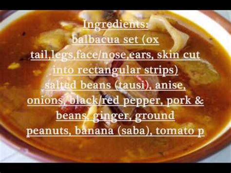 Balbacua - a Filipino-Cebuano dish - YouTube