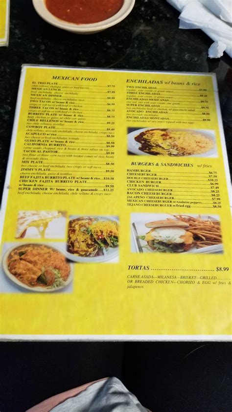 Menu at La Esperanza Restaurant, San Angelo, 322 E 19th St