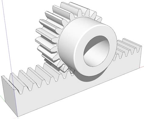 Modeling Rack and pinion gears - SketchUp - SketchUp Community