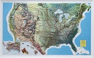 Amazon.com : U.S. Raised Relief Topographical Map - 3D - Rand McNally ...