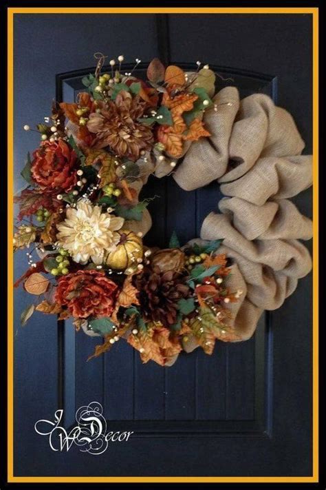 20 THANKSGIVING DOOR DECORATING IDEAS - Thanksgiving Wreaths for Front Door | Founterior