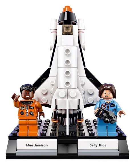 LEGO Women Of NASA Mae Jemison Sally Ride Minifigures with Shuttle ...