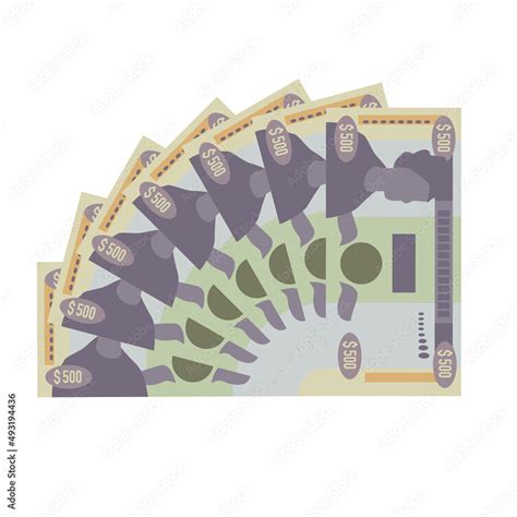 Jamaica Dollar Vector Illustration. Jamaican money set bundle banknotes ...