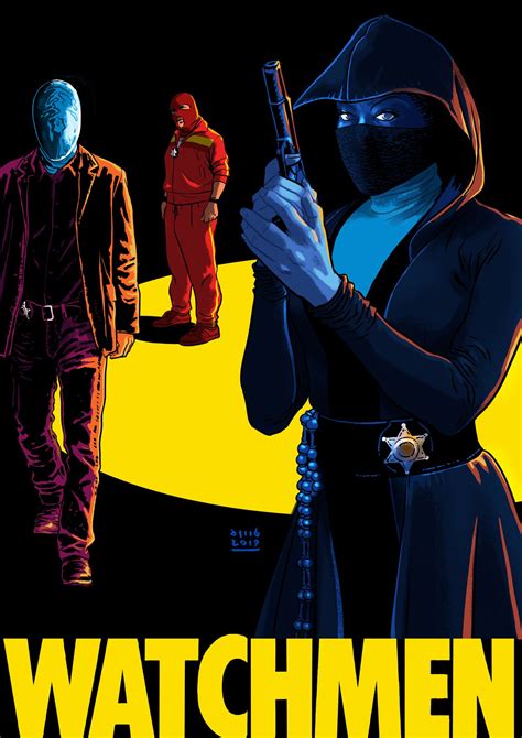 watchmen (art by david m. buisan) | Watchmen hbo, Watchmen, Comic book superheroes