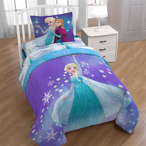 Jay Franco Frozen Magical Winter 5 Piece Twin Bed Set-(Offical Disney Product) - Walmart.com ...