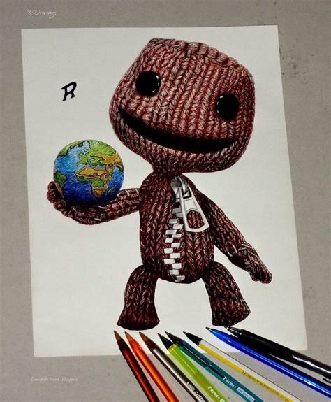 Sackboy Drawing, Pencil, Sketch, Colorful, Realistic Art Images | Drawing Skill