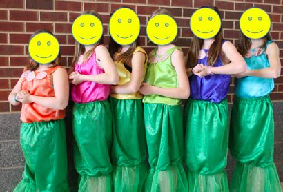 Treble in the Classroom: Little Mermaid Jr. Costumes, Costumes, Costumes