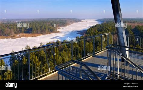 Senftenberger See Aussichtsturm im Winter - Senftenberg Lake in winter ...