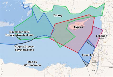 Eastern Mediterranean EEZ Delimitation