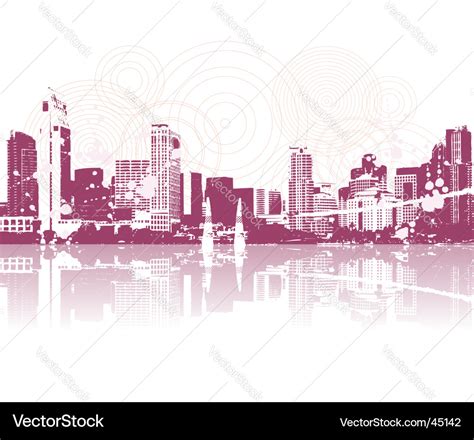 Cityscape Royalty Free Vector Image - VectorStock