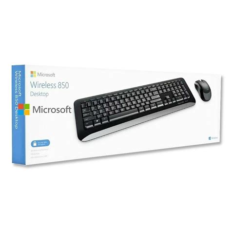 Wireless Keyboard and Mouse Combo Microsoft 850 Desktop PC USB 850 PY9 ...