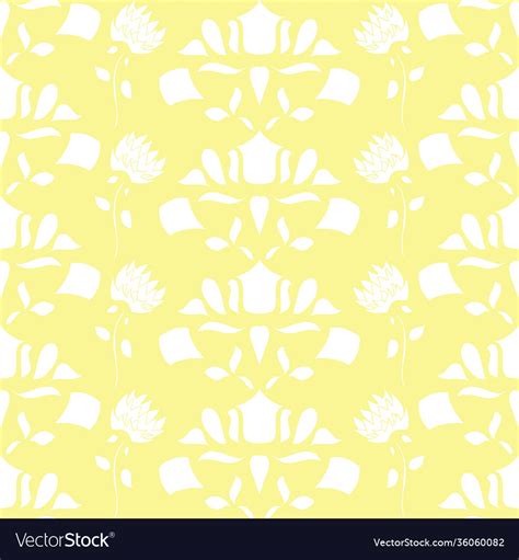 Fresh yellow white abstract pattern Royalty Free Vector