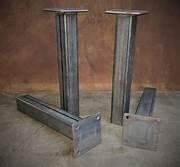 Custom 18 Inch Tall Industrial Tube Metal Table Legs With 4 Drilled ...