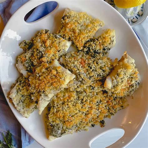 Baked Panko Cod with Lemon and Dill - Sugar & Snap Peas