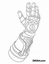 Gauntlets Coloring Pages sketch template